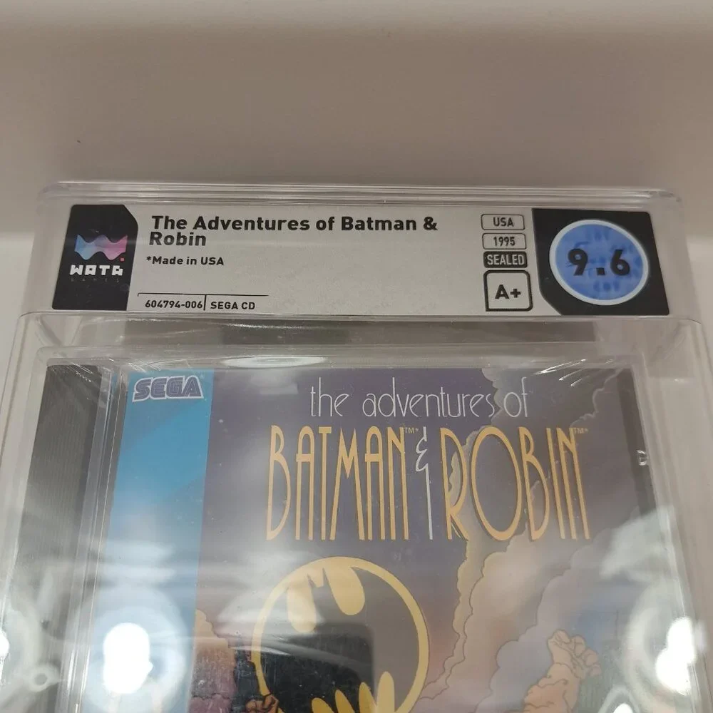 Adventures Of Batman & Robin (Sega CD) WATA 9.6 A++ NEW Factory Sealed MINT!